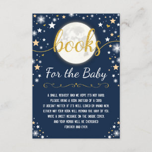 Moon & Stars Books for Baby Twinkle Star Shower Enclosure Card
