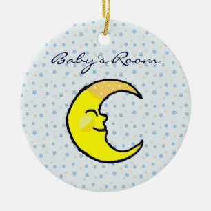 Moon & Stars Ceramic Tree Decoration