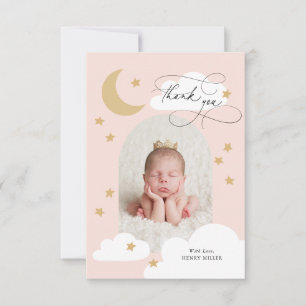 Moon Stars Clouds Arch Photo Pink Thank You