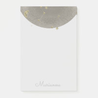 Moon Stars Faux Gold