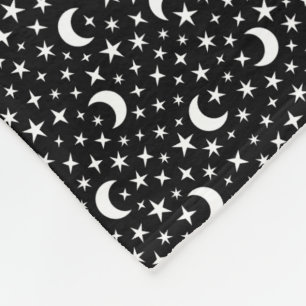 Moon & Stars Fleece Blanket