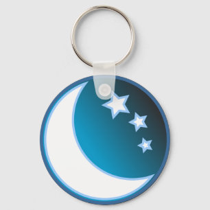 Moon & Stars Key Ring