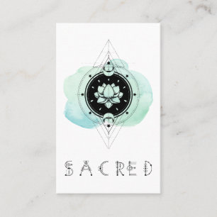 *~* Moon Stars Lotus Sacred Symbol To Nirvana Business Card