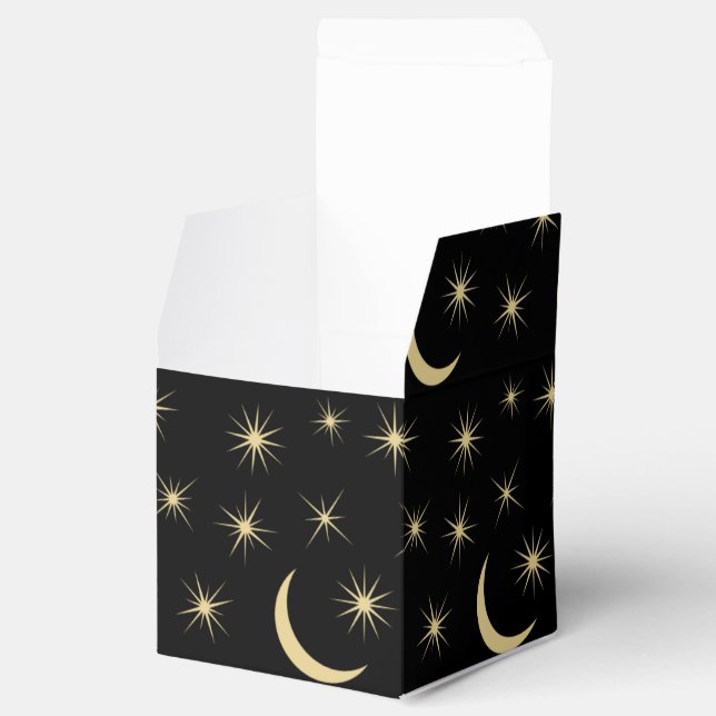Moon Stars Night Sky Celestial Space Astronomy Favour Box (Opened)