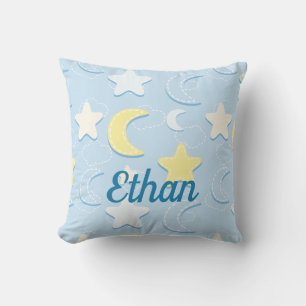 Moon & Stars Pattern Cushion