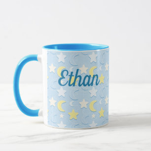 Moon & Stars Pattern Mug
