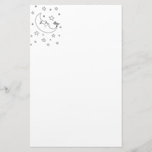 Moon & Stars Stationary Stationery