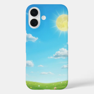 Moon sun iPhone 16 case