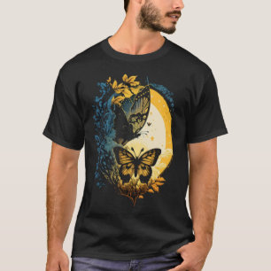 Moon Sun Celestial Monarch Butterfly 1 T-Shirt