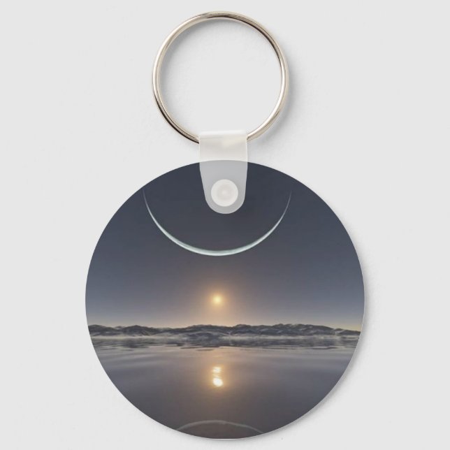 Moon & Sun keychain (Front)
