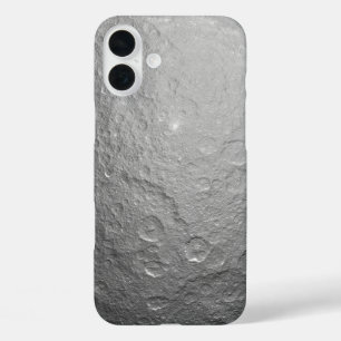Moon Surface in Outer Space iPhone 16 Plus Case