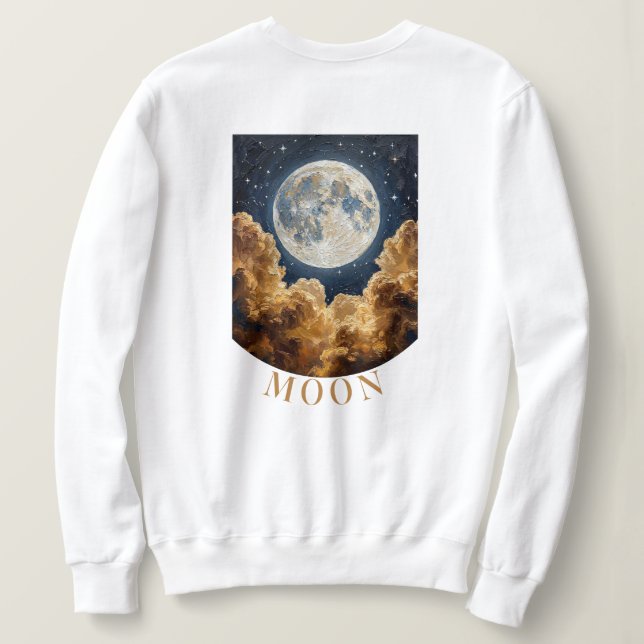 Moon sweatshirt  (Design Back)