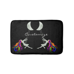 Moon Swinging Redhead Thunder_Cove  Bath Mat