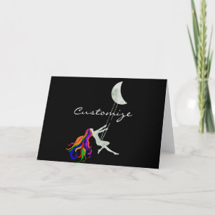 Moon Swinging Redhead Thunder_Cove Card