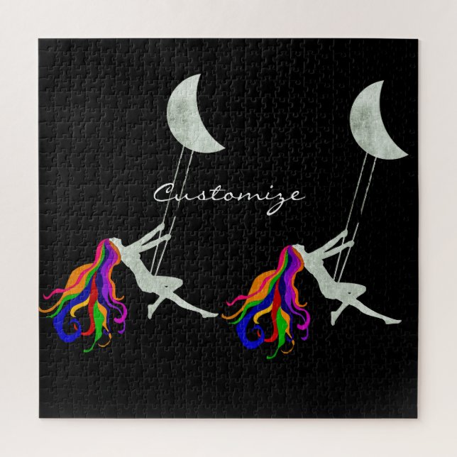 Moon Swinging Redhead Thunder_Cove Jigsaw Puzzle (Vertical)