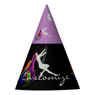 Moon Swinging Redhead Thunder_Cove Party Hat