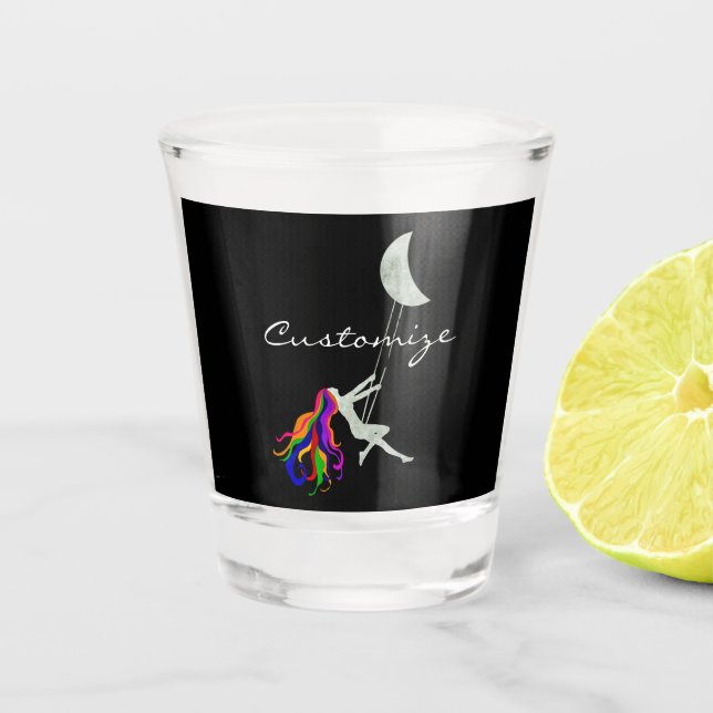 Moon Swinging Redhead Thunder_Cove  Shot Glass (Front)