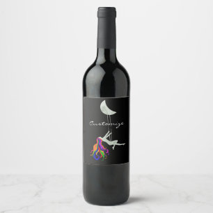 Moon Swinging Redhead Thunder_Cove Wine Label