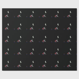 Moon Swinging Redhead Thunder_Cove Wrapping Paper