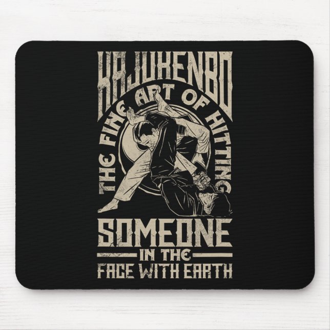 Moon Swinging Skeleton Rock And Roll Halloween Roc Mouse Pad (Front)