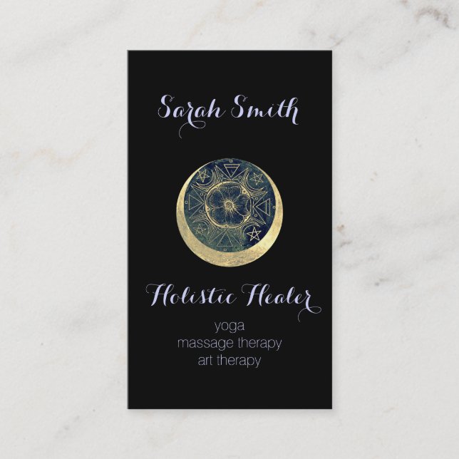 Moon Talisman Business Card (Front)