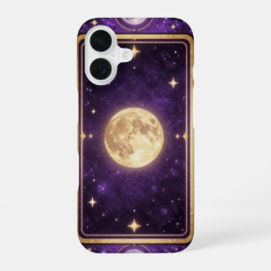 Moon Tarot Card Gold Celestial Case