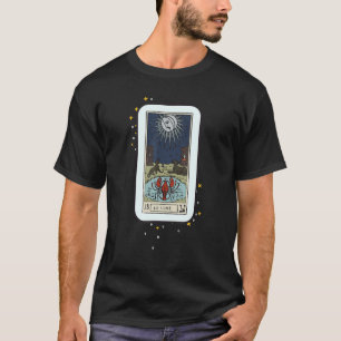 Moon Tarot Card Occult Beliefs Divination Magic Fa T-Shirt