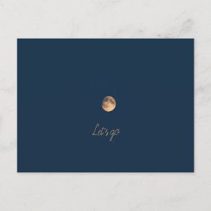 Moon Travel Postcard