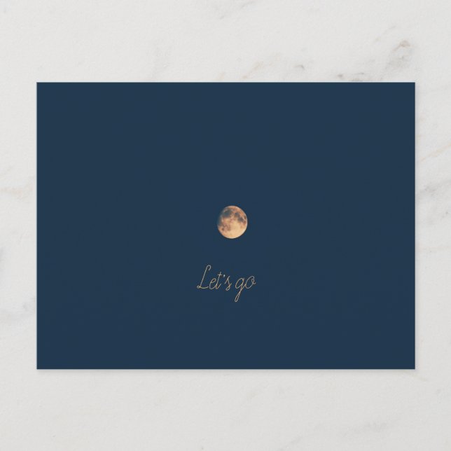 Moon Travel | Postcard (Front)