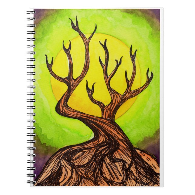 Moon & Tree Notebook (Front)