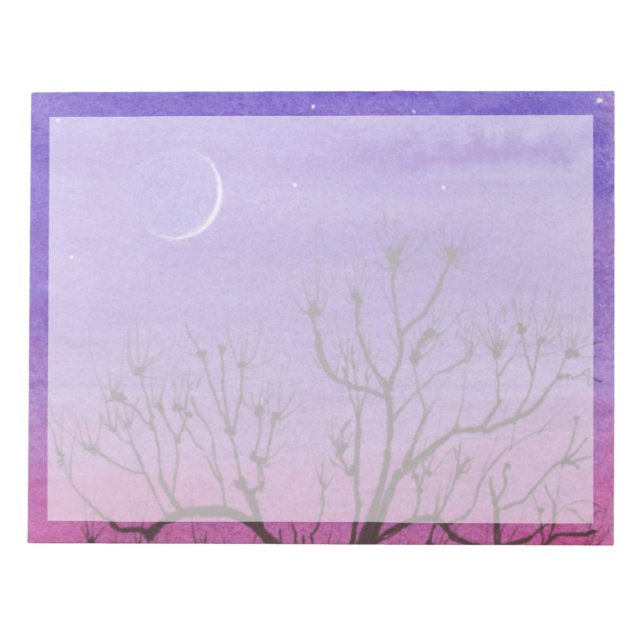 Moon Tree Notepad (Front)