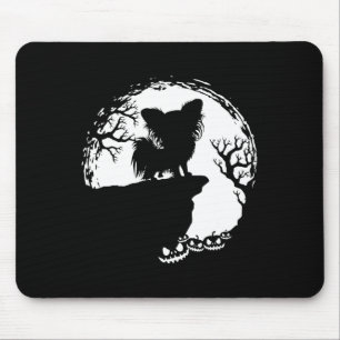 Moon Tree Pumpkin Mountain Incredible  Papillion D Mouse Pad