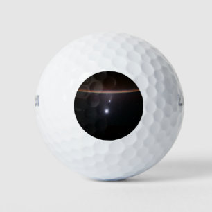Moon, Venus, Jupiter & Earth (ISS) (NASA) (Space)  Golf Balls