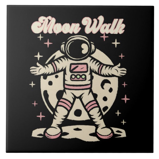 Moon Walk Astronout Tile (Front)