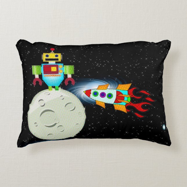 Moon Walk Decorative Cushion (Front)