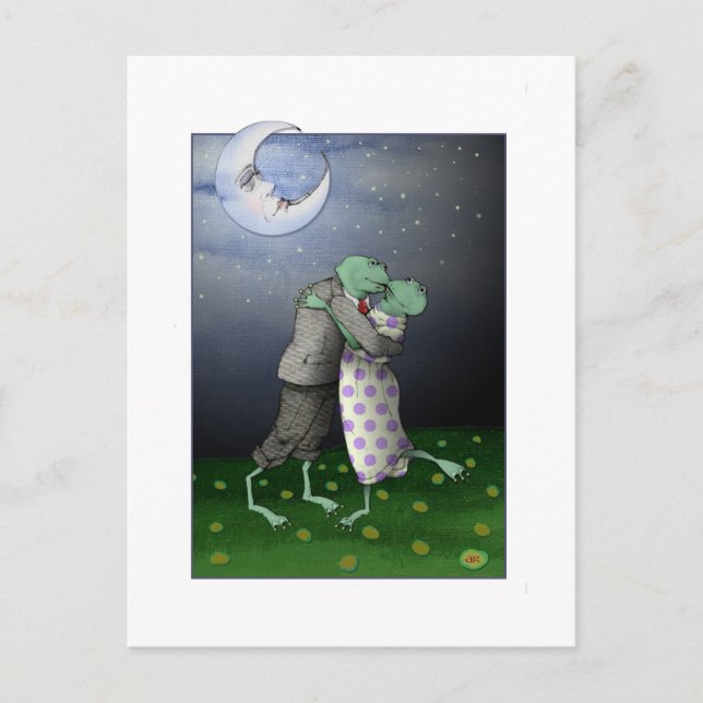 Moon Waltz - Anniversary Frogs Card (Front)