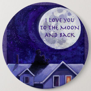Moon Watch 6 Cm Round Badge
