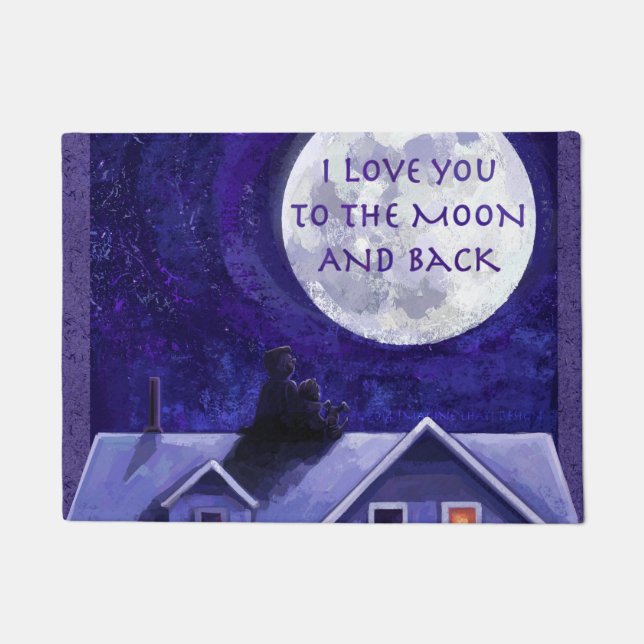 Moon Watch Art Doormat (Front)