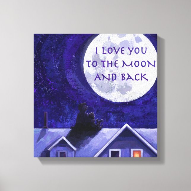 Moon Watch Canvas Print (Front)