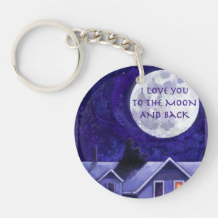 Moon Watch Key Ring