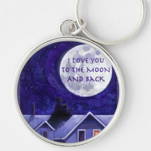 Moon Watch Key Ring