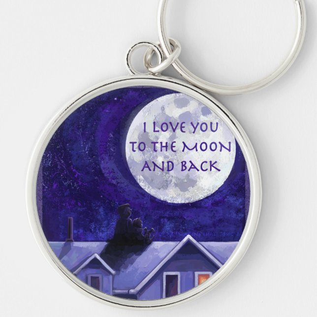 Moon Watch Key Ring (Front)