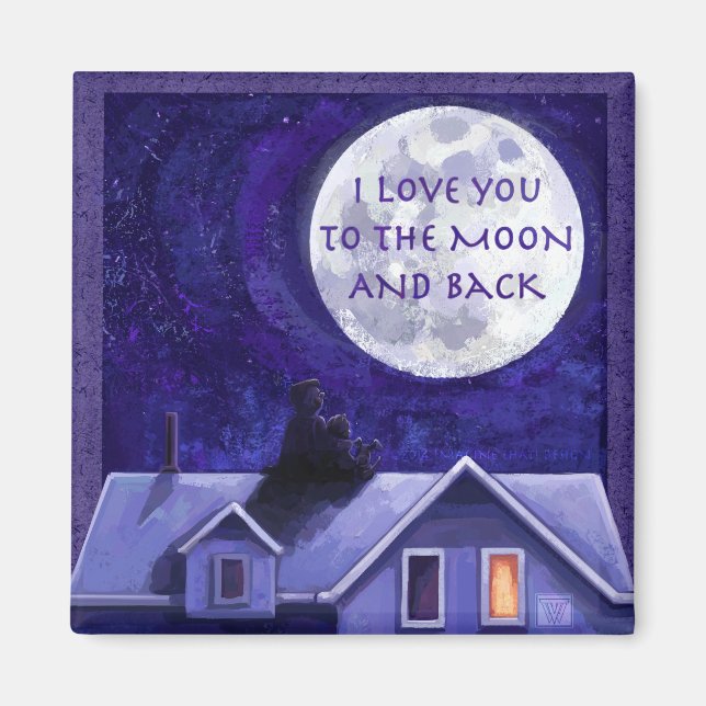 Moon Watch Magnet (Front)