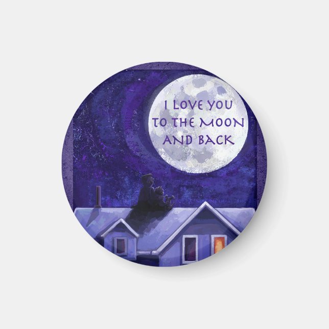 Moon Watch Magnet (Front)