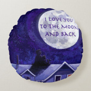 Moon Watch Round Cushion