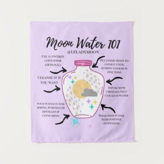 Moon Water 101 Tapestry
