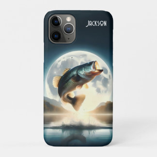 Moon Water & Bass Leaping Case-Mate iPhone Case