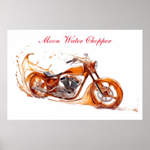 Moon water chopper poster