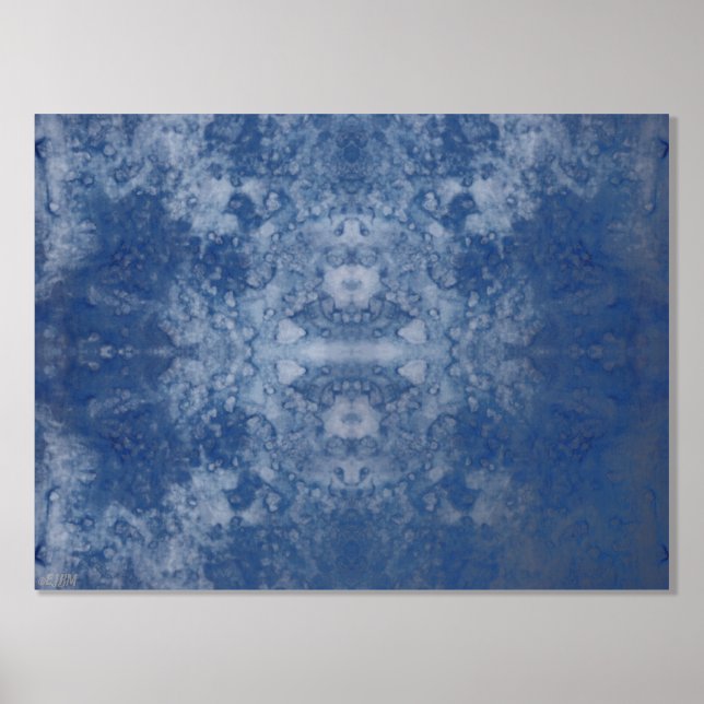 Moon Water II Silver Foil Print (Front)