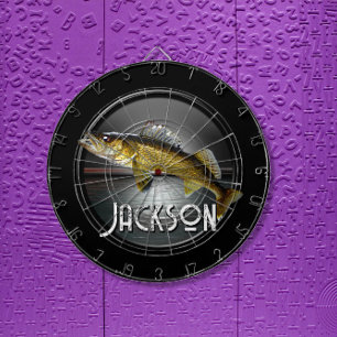 Moon Water & Walleye Pike Dartboard